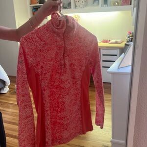columbia half zip pink size xs